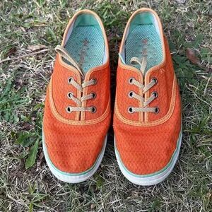 Columbia Vulc N Vent Lace Canvas II Slip-on Vented Oxfords Women's Sz 7.5